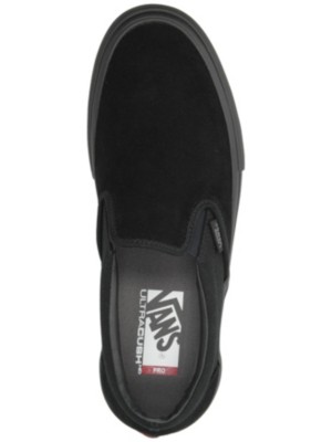 Vans pro outlet blackout slip on